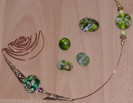 perlen rahmenloser bilderhalter 2.versuch